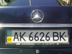 Украинские номера машин: особенности