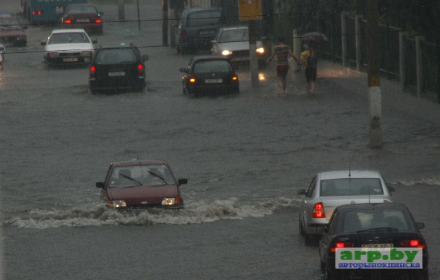потоп в Пинске улица Кирова