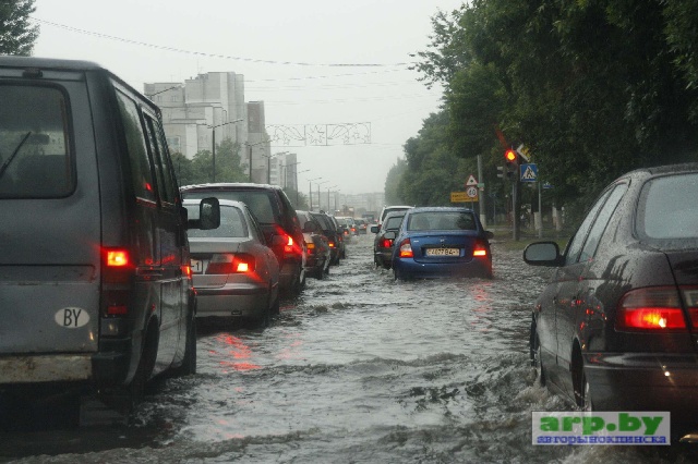 потоп в Пинске улица Центральная