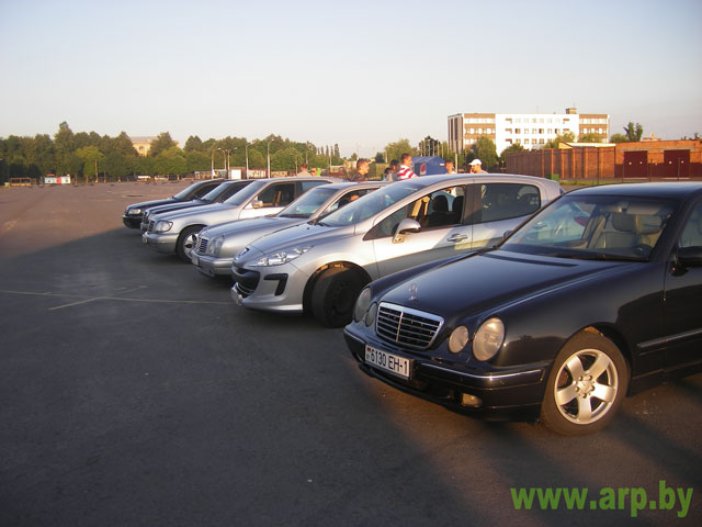 Встреча авто клубов Пинска: Audi, Mercedes-Benz, BMW, Opel, Peugeot