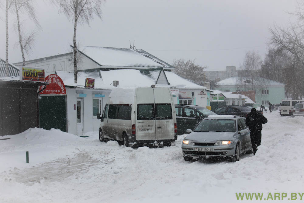 Состояние дорог в городе Пинске - Фотосюжет-19