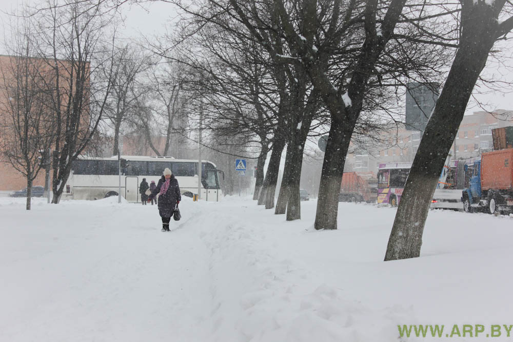 Состояние дорог в городе Пинске - Фотосюжет-20