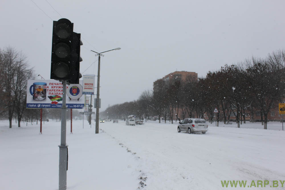 Состояние дорог в городе Пинске - Фотосюжет-22