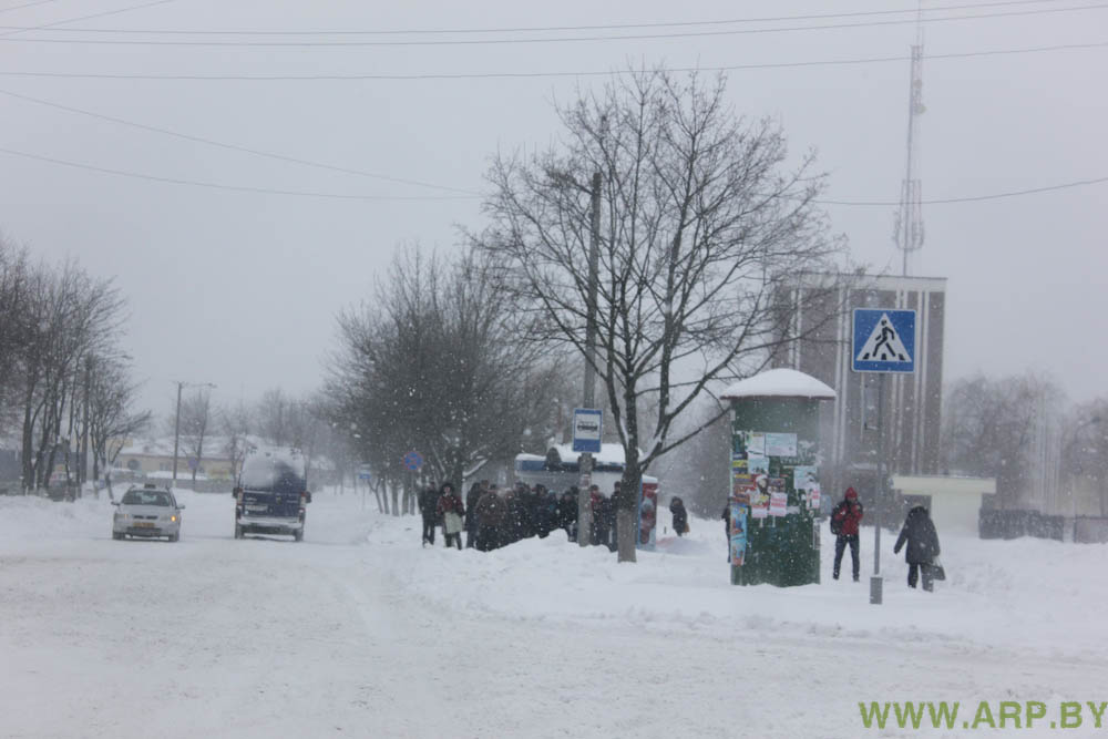Состояние дорог в городе Пинске - Фотосюжет-31