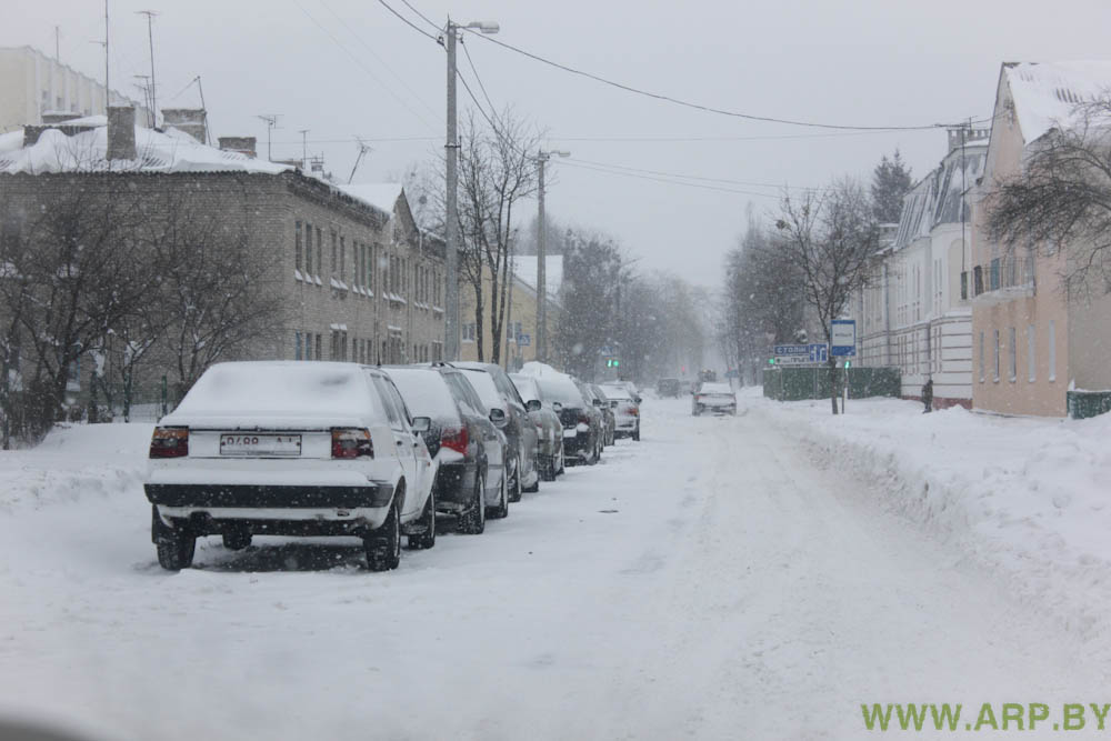 Состояние дорог в городе Пинске - Фотосюжет-39