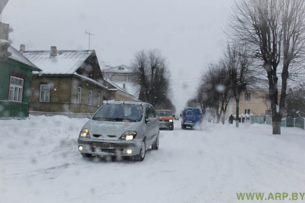 Состояние дорог в городе Пинске - Фотосюжет-44