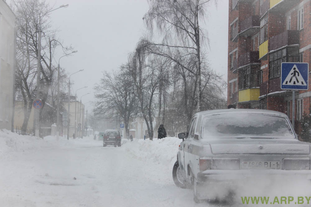 Состояние дорог в городе Пинске - Фотосюжет-45
