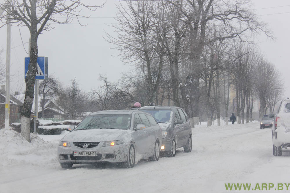 Состояние дорог в городе Пинске - Фотосюжет-52