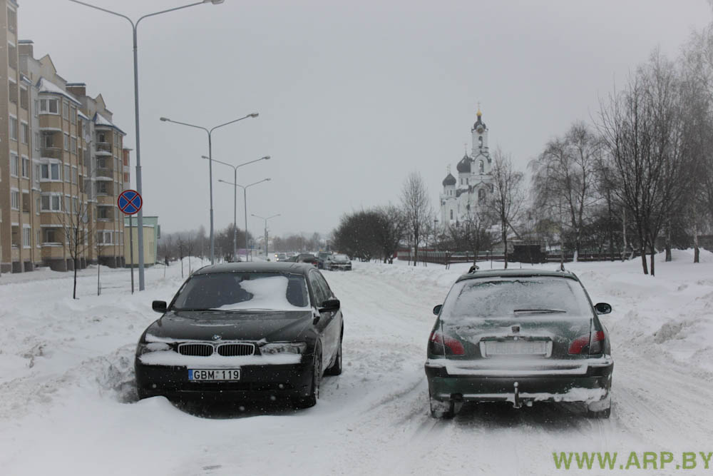 Состояние дорог в городе Пинске - Фотосюжет-55