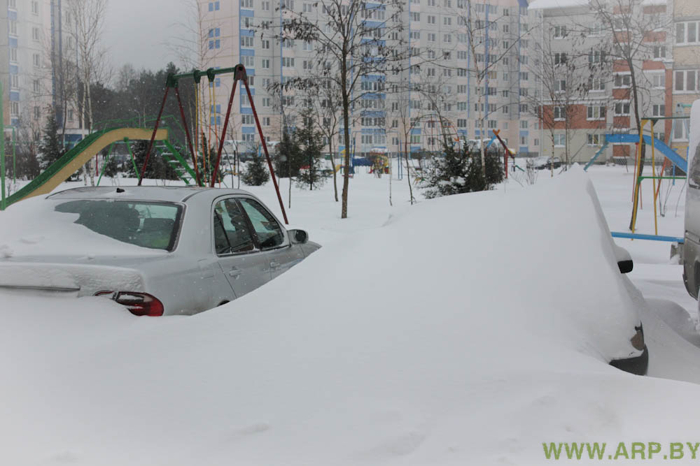 Состояние дорог в городе Пинске - Фотосюжет-59