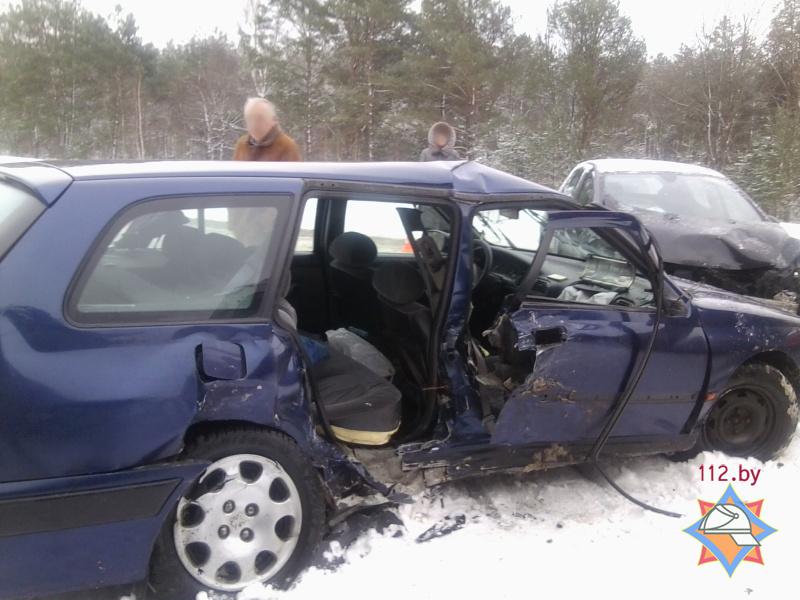 ДТП в Ивановском районе: столкнулись две машины Peugeot